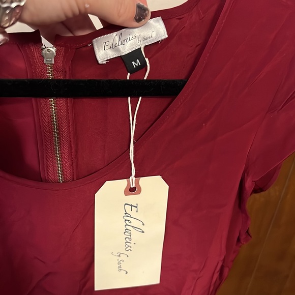 Edelweiss by Sarah 100% silk dress - Picture 2 of 7